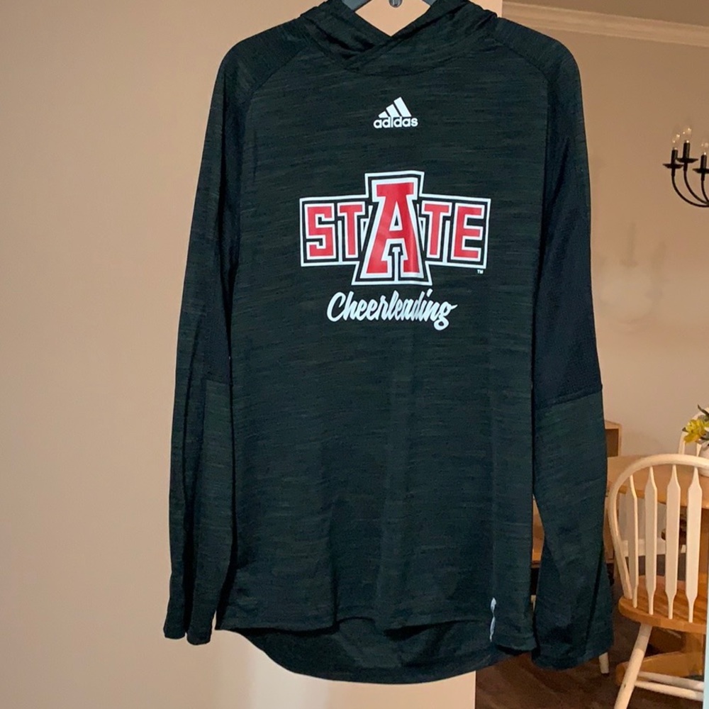 Adidas Arkansas State University Cheerleading Hooded Pullover size Medium
